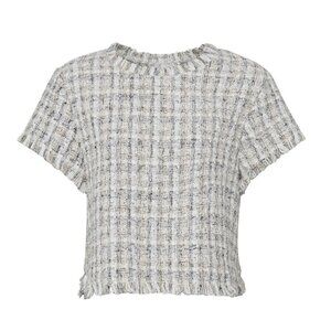 Cupcakes & Cashmere Tweed Top